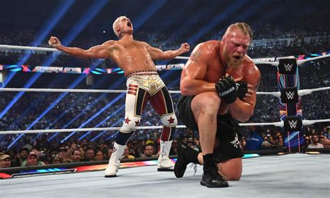 Cody Rhodes def. Brock Lesnar .